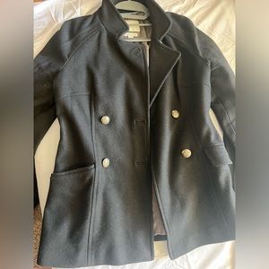 Black banana republic short peacoat